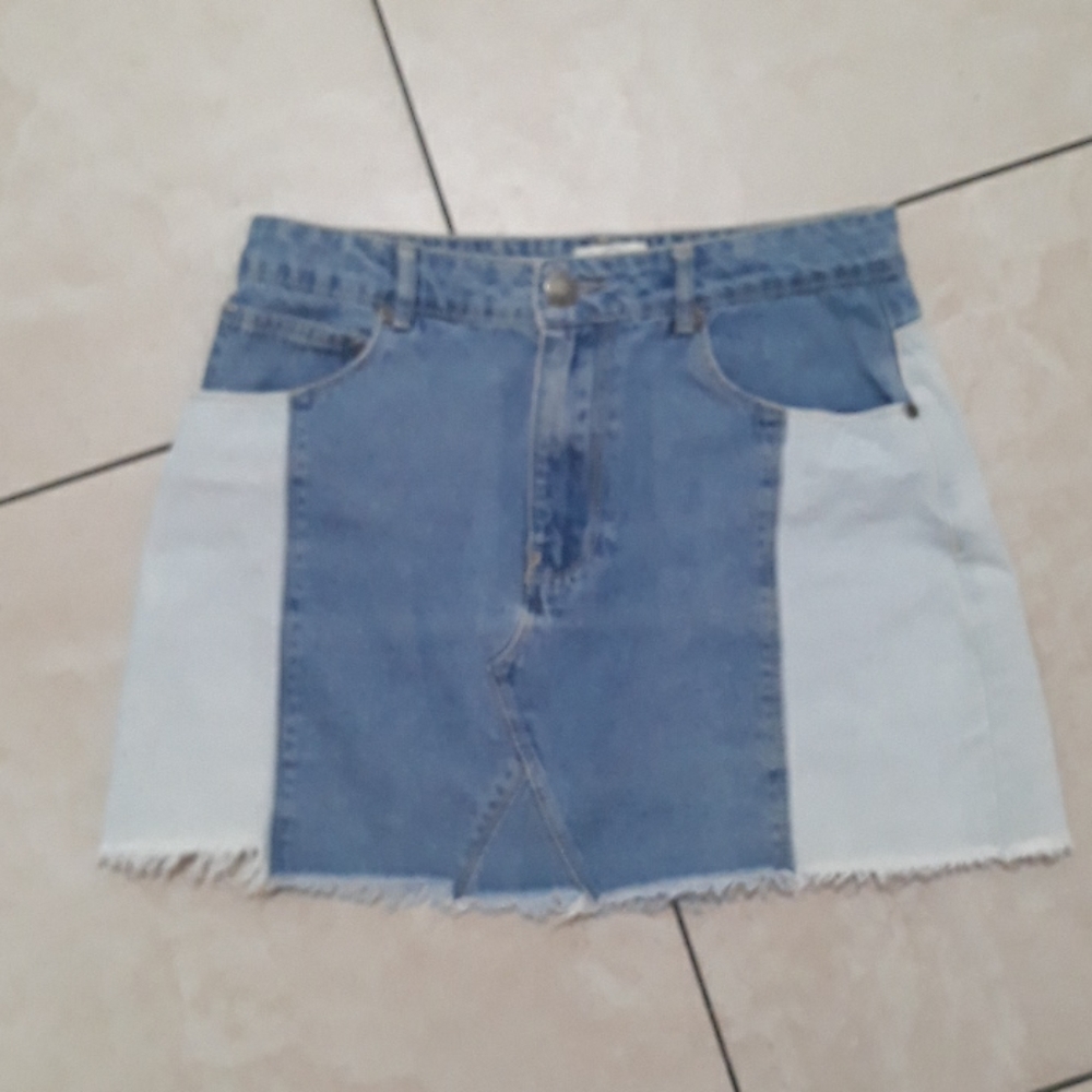 91 Cotton On Denim Skirt Size 8